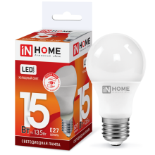 15Вт 6500К Е27 лампа светодиодная IN HOME LED-A60-VC 230В 1350Лм