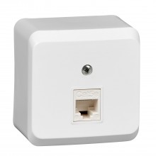 Розетка RJ-45 Schneider Electric Этюд кат.5е белая