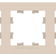 Рамка 3-пост Schneider Electric Atlasdesign Бежевые