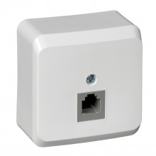 Розетка RJ-11 Schneider Electric Этюд белая