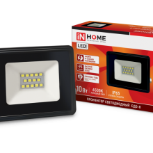 20Вт 6500К прожектор светодиодный IN HOME СДО-8 230В 1900Лм IP65