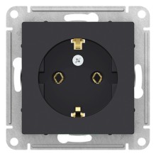 Розетка Schneider Electric Atlasdesign, с заземлением, винтовые клеммы