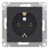 Розетка Schneider Electric Atlasdesign, с заземлением, винтовые клеммы