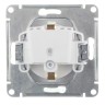 Розетка Schneider Electric Atlasdesign, с заземлением, винтовые клеммы