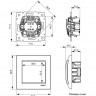Выключатель одноклавишный Legrand Valena Classic IP44 белый 774201