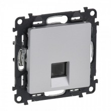 Розетка телефонная Legrand Valena Life RJ-11, 1 выход, алюминий 753638