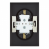 Розетка двухместная с рамкой Schneider Electric Atlasdesign, с заземлением,