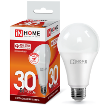 30Вт 6500К Е27 лампа светодиодная IN HOME LED-A70-VC 230В 2700Лм