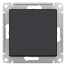 Выключатель 2-клавишный Schneider Electric Atlasdesign