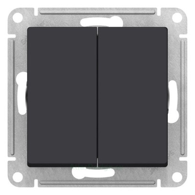 Выключатель 2-клавишный Schneider Electric Atlasdesign