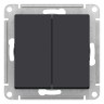 Выключатель 2-клавишный Schneider Electric Atlasdesign