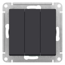 Выключатель 3-клавишный Schneider Electric Atlasdesign