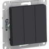 Выключатель 3-клавишный Schneider Electric Atlasdesign