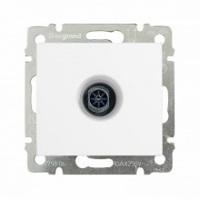 Розетка TV Legrand Valena Classic звезда 1,5 дБ, белая 774429