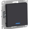 Выключатель 1-клавишный с подсветкой Schneider Electric Atlasdesign