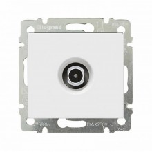 Розетка TV Legrand Valena Classic проходная 14 дБ, белая 774431
