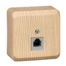 Розетка RJ-11 Schneider Electric Этюд кат.5е сосна