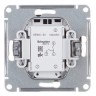 Выключатель 2-клавишный с подсветкой Schneider Electric Atlasdesign