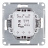 Переключатель 2-клавишный Schneider Electric Atlasdesign карбон