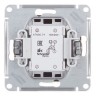 Перекрестный Переключатель 1-клавишный Schneider Electric Atlasdesign карбон