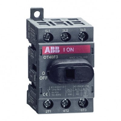 OT40F3 до 40А Рубильник трехполюсный ABB(с резервн.ручкой)