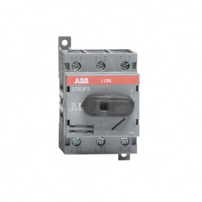 OT63F3 до 63А Рубильник трехполюсный ABB(с резервн.ручкой)