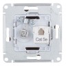 Розетка компьютерная RJ45+РозеткаTV, категория 5Е Schneider Electric Atlasdesign