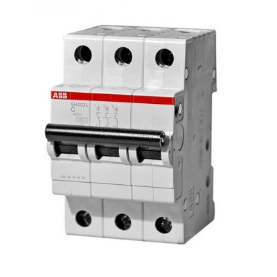 SH203L C63 Выключатель автоматический трехполюсный ABB