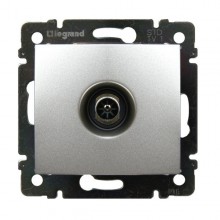 Розетка TV Legrand Valena Classic звезда 1,5 дБ, алюминий 770129