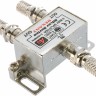 ТВx2+3шт делитель F-разъем "BOX" 5-1000 МГц Silver