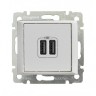 Зарядное устройство Legrand Valena Classic 1500 мА белое 770470