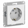 Розетка Schneider Electric Atlasdesign, с заземлением, винтовые клеммы