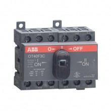 OT40F3C до 40А Реверсивный рубильник трехполюсный ABB(с резервн.ручкой)