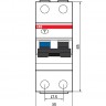 DSH201 L C40 AC30 Дифференциальный автомат ABB