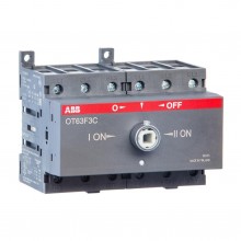 OT63F3C до 63А Реверсивный рубильник трехполюсный ABB(с резервн.ручкой)