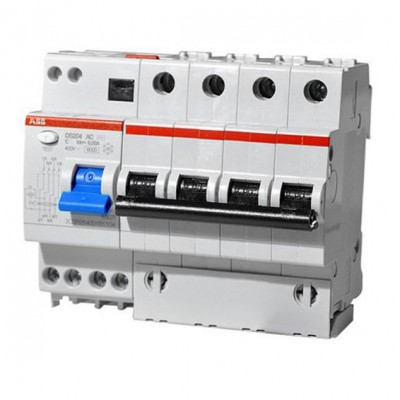 DS204 C25 30мА тип AC Дифференциальный автомат ABB