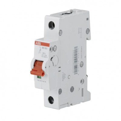 SD201/25 Рубильник однополюсный ABB, красный
