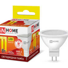 11Вт 3000К GU5.3 лампа светодиодная IN HOME LED-JCDR-VC 230В 990Лм