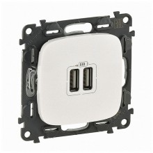 Зарядное устройство Legrand Valena Allure жемчуг 754999