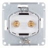Розетка для колонок двухместная Schneider Electric Atlasdesign