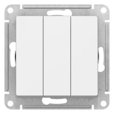 Выключатель 3-клавишный Schneider Electric Atlasdesign