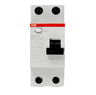 FH202 AC-40/0,03 УЗО двухполюсный ABB