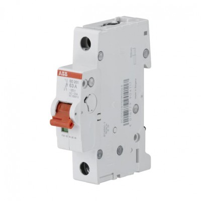 SD201/63 Рубильник однополюсный ABB, красный