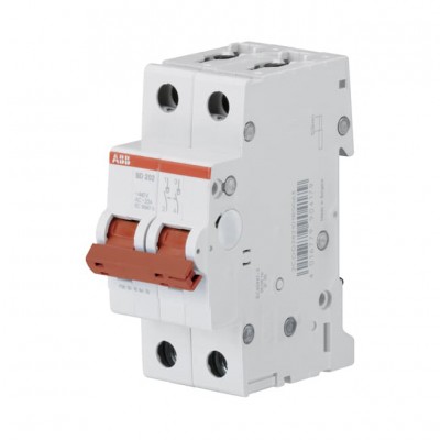 SD202/50 Рубильник двухполюсный ABB, красный