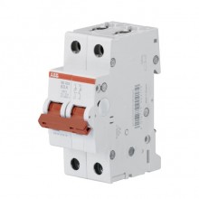 SD202/63 Рубильник двухполюсный ABB, красный